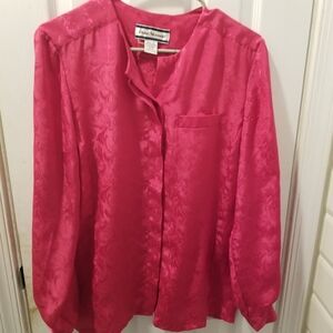 Vintage Dana Alexander Red Button Down Top